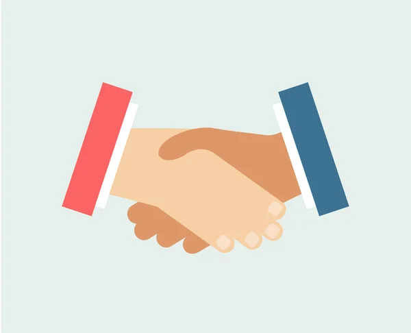 Handshake vector logo icono aislado. Amigos, manos o equipo y símbolos de comunicación. Elementos de diseño Stock . — Vector de stock