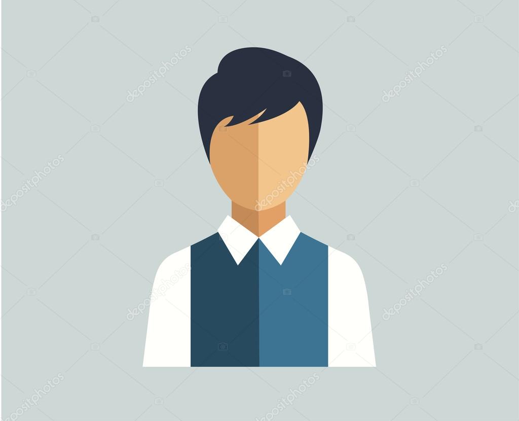 Download Human vector icon illustration isolated. Shirt, face and flat symbol. Stock design element ...