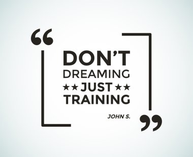 İlham alıntı olduğunu. Motivasyon, ilham, teklif ve Not. Vektör stock öðesinin tasarımı için.