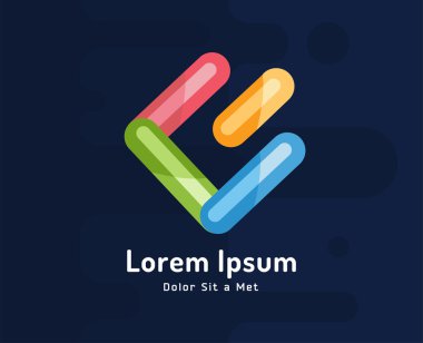 Abstract colored vector icon. Isolated on white background. Circle, colored, shape, globe, abstract, web, flow, minimal, modern. Company logo. Identity and branding design.