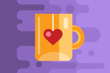 Vector cup linear icon. Tea, drink, dinner and food, creative or idea, designer brainstorm. Stock design element