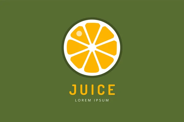 Lime or lemon fruit drink logo icon template design. Fresh, juice, drink, yellow, splash, vegetarian, cold. Stock vector. — Stockový vektor