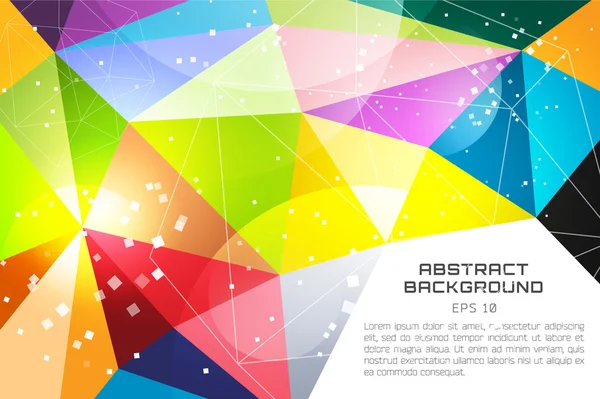 Abstract background design. Vector technology wallpaper — Stock Vector