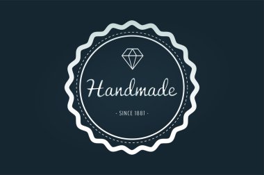 Vintage old style logo icon template