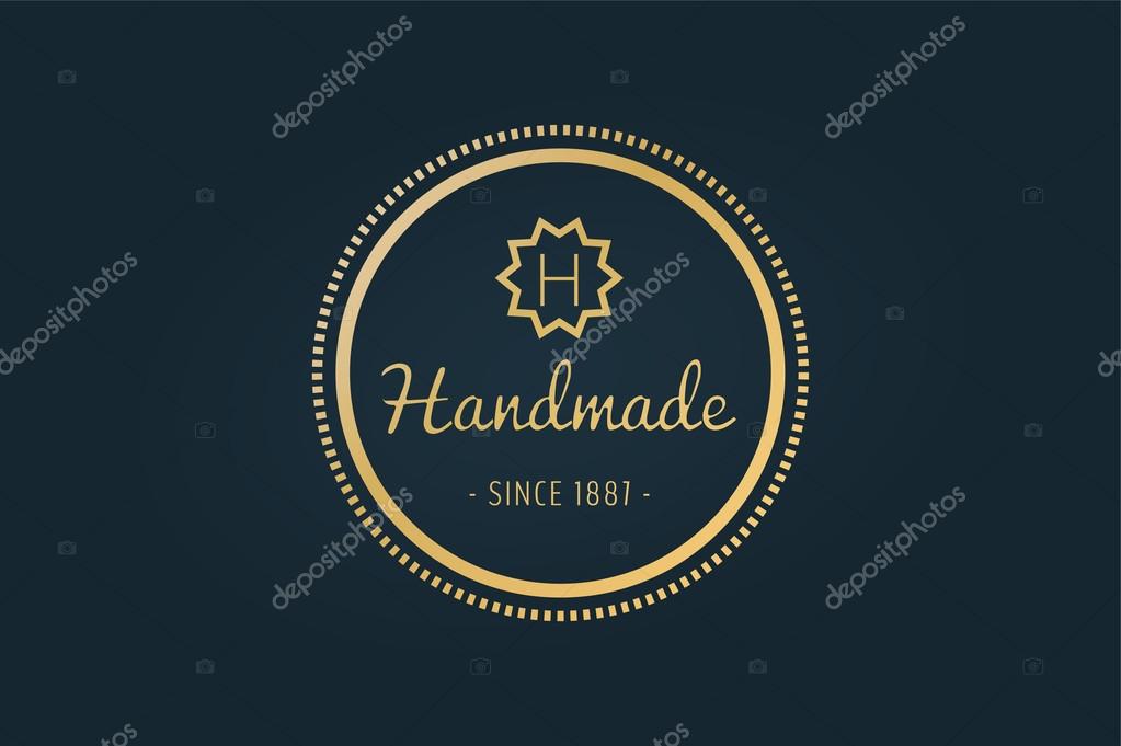 Vintage old style logo icon template. Vintage retro style. Arrows, labels, ribbons, decor, shield logo, knight logo, premium quality vector. Logo design. Retro style