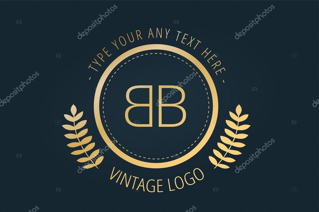 Vintage old style logo icon template. Vintage retro style. Arrows, labels, ribbons, decor, shield logo, knight logo, premium quality vector. Logo design. Retro style