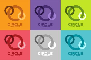 Teknoloji yörünge web yüzük logosu