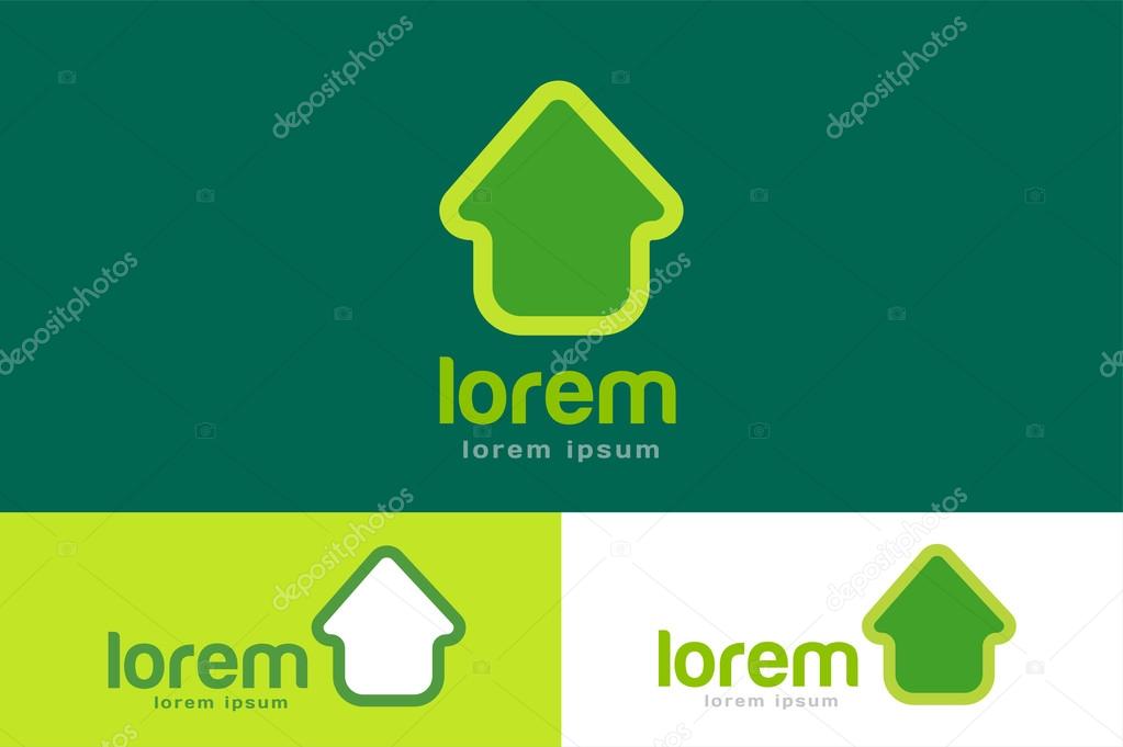 Bank, finance organization vector logo template. Money icon, home or house roof, mortgage and banking, loan, broke and growth. Realty logo, mortgage. Real estate. Lawyer office. Development logo