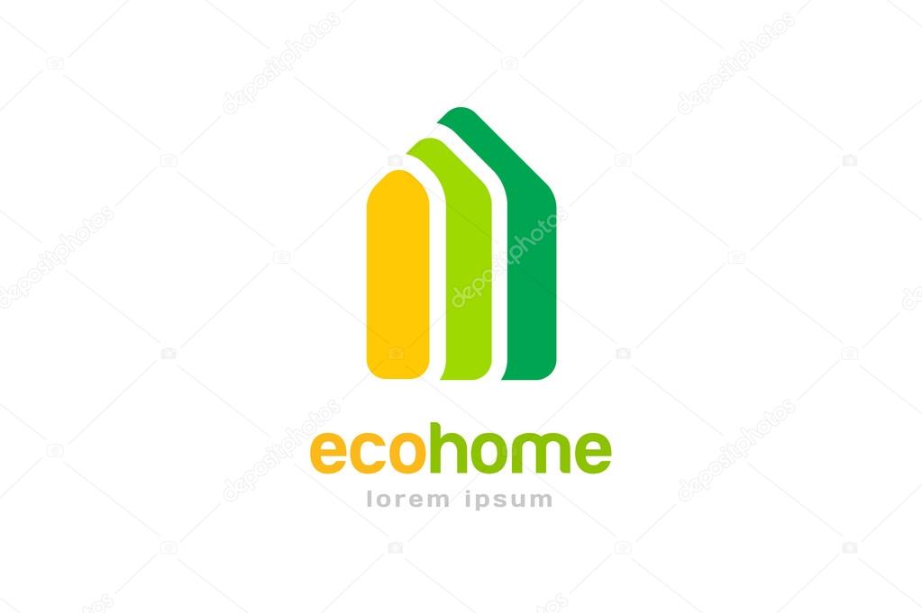 Bank, finance organization vector logo template. Money icon, home or house roof, mortgage and banking, loan, broke and growth. Realty logo, mortgage. Real estate. Lawyer office. Development logo