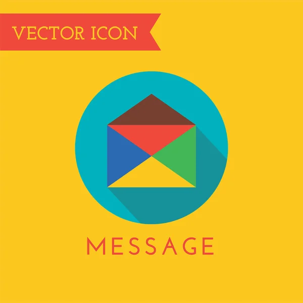 メール アイコンのロゴ。メーリング リスト、デザイン、配信 — ストック写真