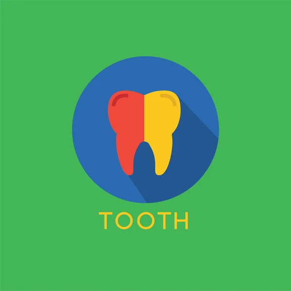 Vorlage für das Zahnsymbol-Logo — Stockfoto