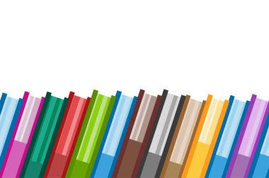 Books vector logo icons set. Sale background