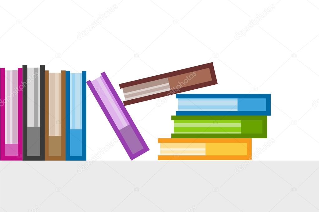 Книги Векторные Значки Логотипа Набор. Продажа Фона Векторное.