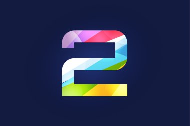 Two 2 letter vector logo icon symbol