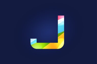 J letter vector logo icon symbol