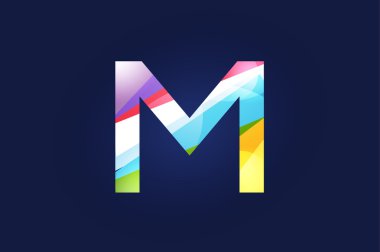 M letter vector logo icon symbol