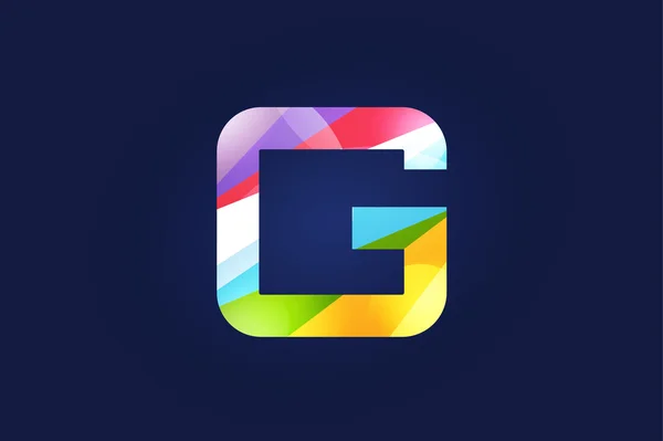 G letter vector logo icon symbol — 스톡 벡터