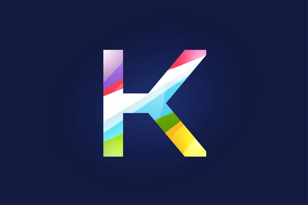 K letter vector logo icon symbol — Stok Vektör