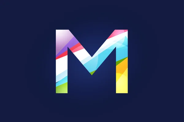 M letter vector logo icon symbol — Stock vektor