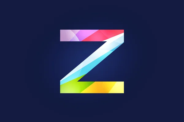 Símbolo de ícone de logotipo de vetor de letra Z — Vetor de Stock