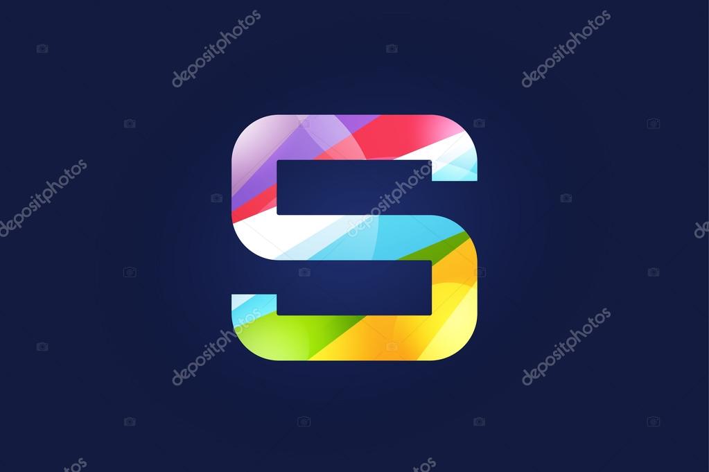 S letter vector. S logo icon template. S symbol silhouette. S isolated icon, S line style letter, S logotype, S logotype, S modern symbol, S company name brand