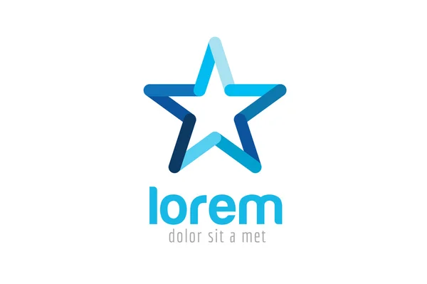 Star vector logo icon leader boss — Διανυσματικό Αρχείο