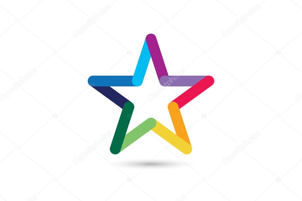 Star vector logo icon leader boss
