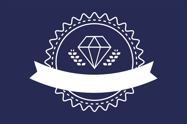 Vintage old diamond logo icon template — 스톡 벡터