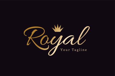 Royal logo vector template hotel clipart