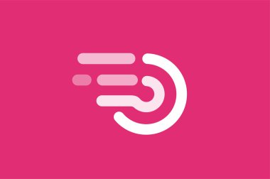 Hızlı çizgi daire logo