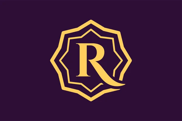 Royal logo vector mall Hotell — Stock vektor