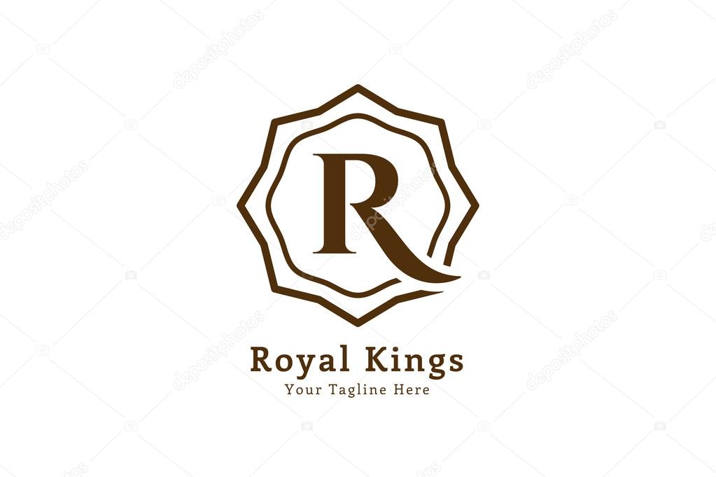 Royal logo vector template hotel