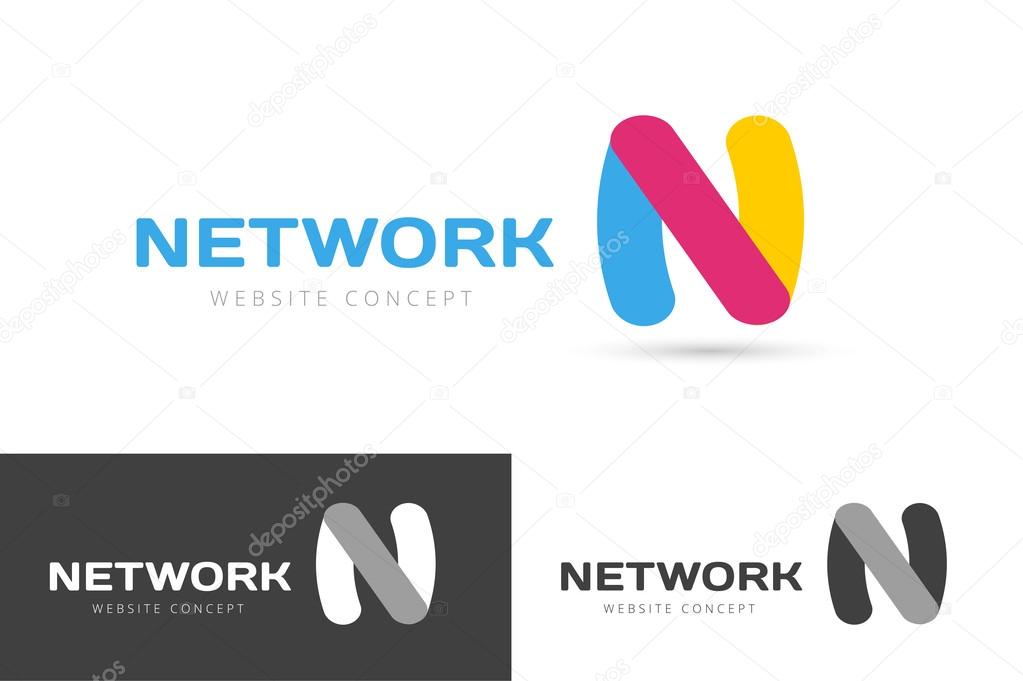 N letter vector. N logo icon template. N symbol silhouette. N isolated icon, N line style letter, N logotype, N logotype, N modern symbol, N company name brand. N letter vector monogram