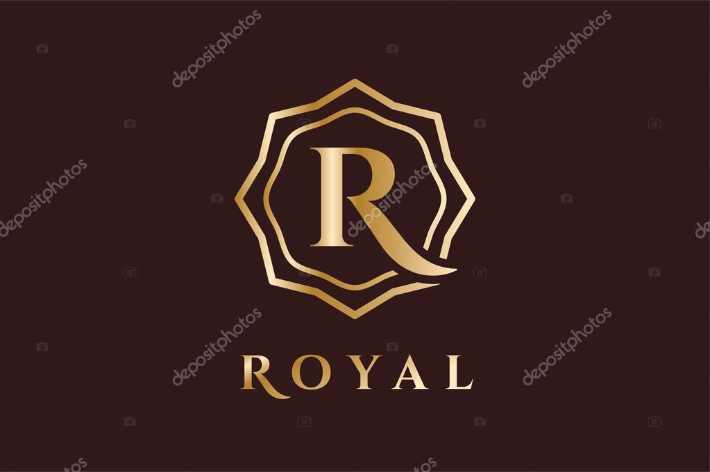 Royal logo vector template. Hotel logo. Kings symbol. Royal crests monogram. Kings Top hotel. Letter R logo. Royal hotel, Premium R brand boutique, Fashion R logo, Lawyer logo. Vintage modern style