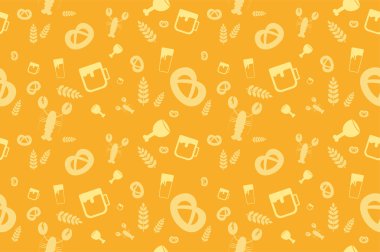 Holiday Oktoberfest Seamless Pattern