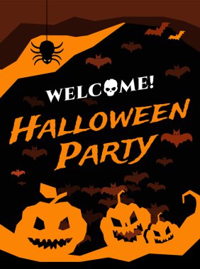 Cadılar Bayramı vektör arka plan