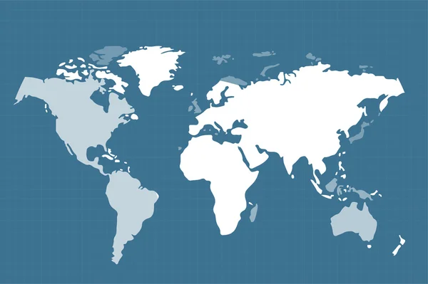 World vector map globe Earth texture — Stok Vektör