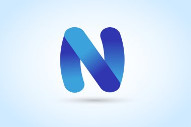 N harfi vektör Logo Simge şablonu