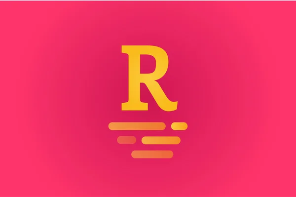 R royal hotel vintage letter logo vector template — ストックベクタ