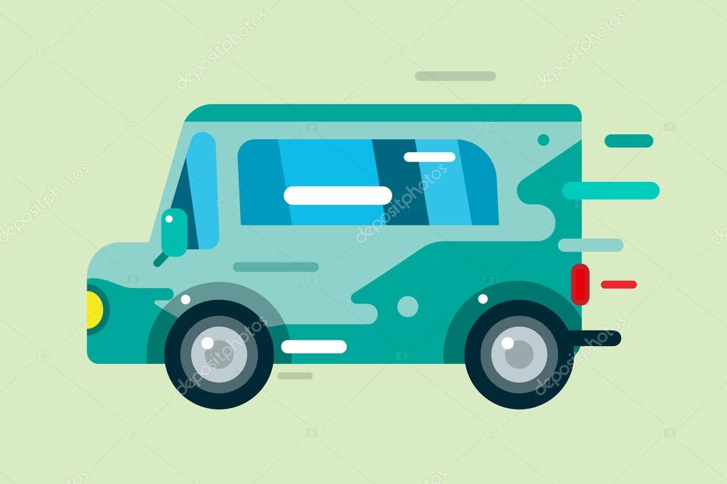 Vector cartoon car icon. Car cute simple flat style. Colorful car vector element. Fast drive colorful vector car. Transport car. Car isolated isolated. Car automobile. Car cartoon vector style. Car