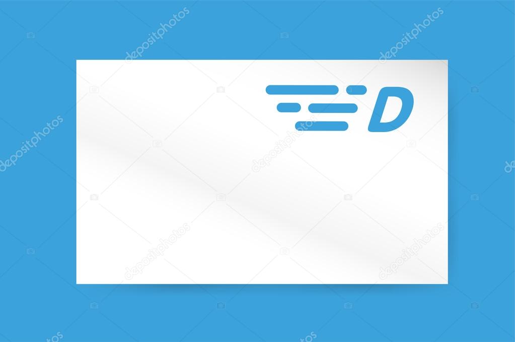 Fast line D letter logo monogram. D and lines monogram. Vector d line letter. D letter design. Abstract D letter. Motion lines d line symbol. Thin line style. Transport delivery D motion icon business