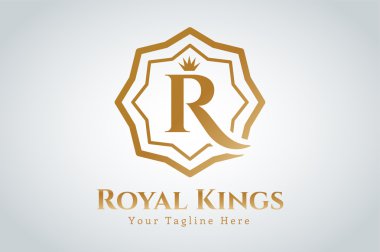 Kraliyet logo vektör şablon otel