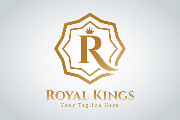 Royal logo vector template hotel