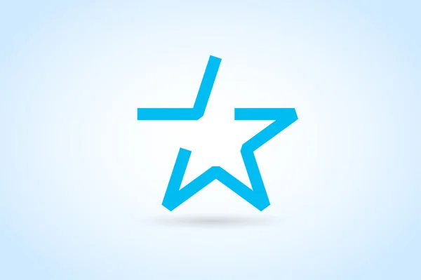 Estrella vector logo icono líder jefe — Archivo Imágenes Vectoriales