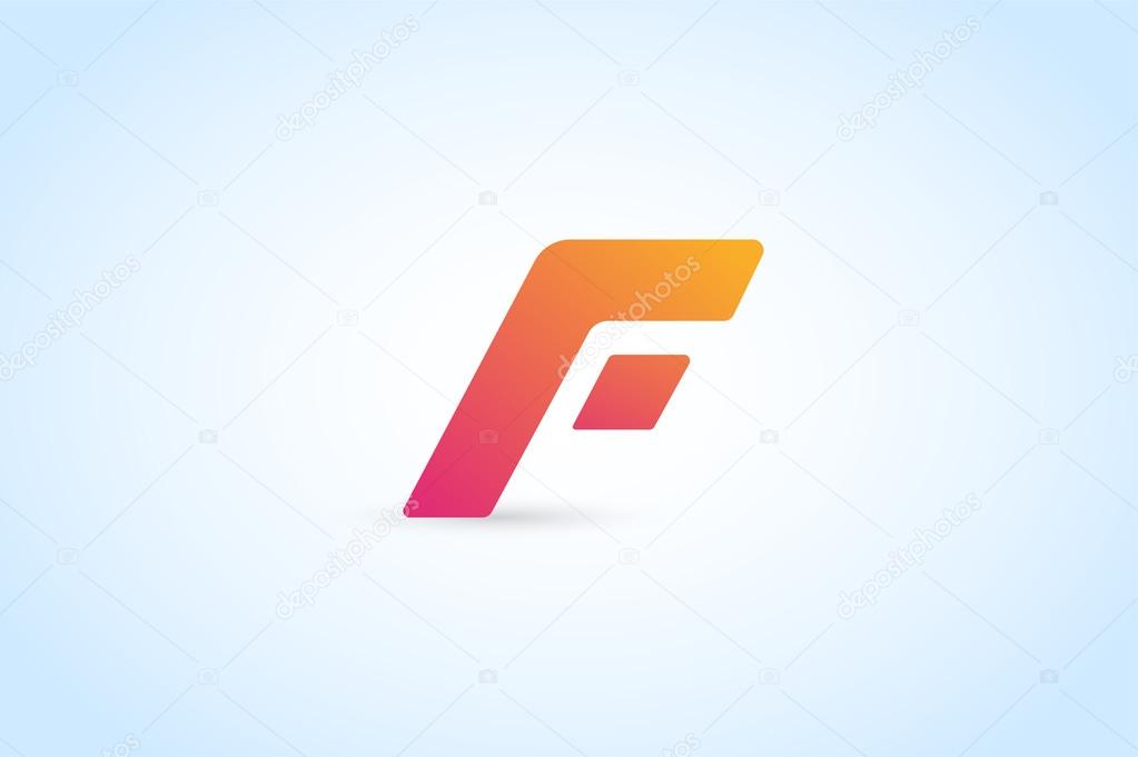 Fast line F letter logo monogram. F line monogram logo. Vector F line letter. F letter design. Abstract F letter.Motion lines logo.F line symbol. Thin line style logo. Transport delivery F motion icon