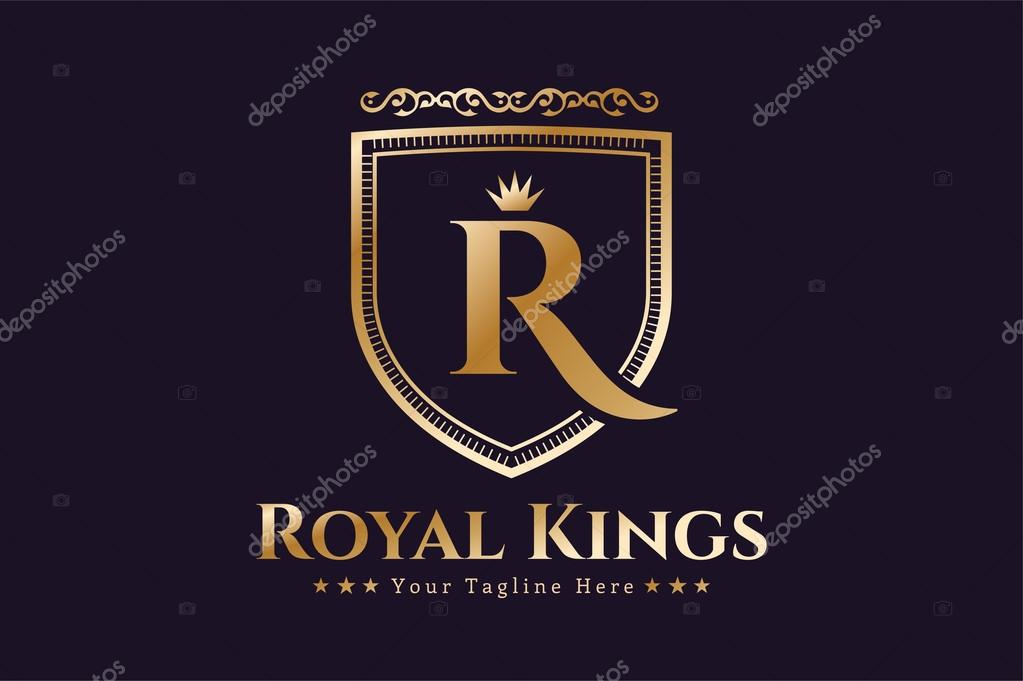 Royal logo vector template. Hotel logo. Kings symbol. Royal crests monogram. Kings Top hotel. Letter R logo. Royal hotel, Premium R brand boutique, Fashion R logo, Lawyer logo. Crown. vintage modern