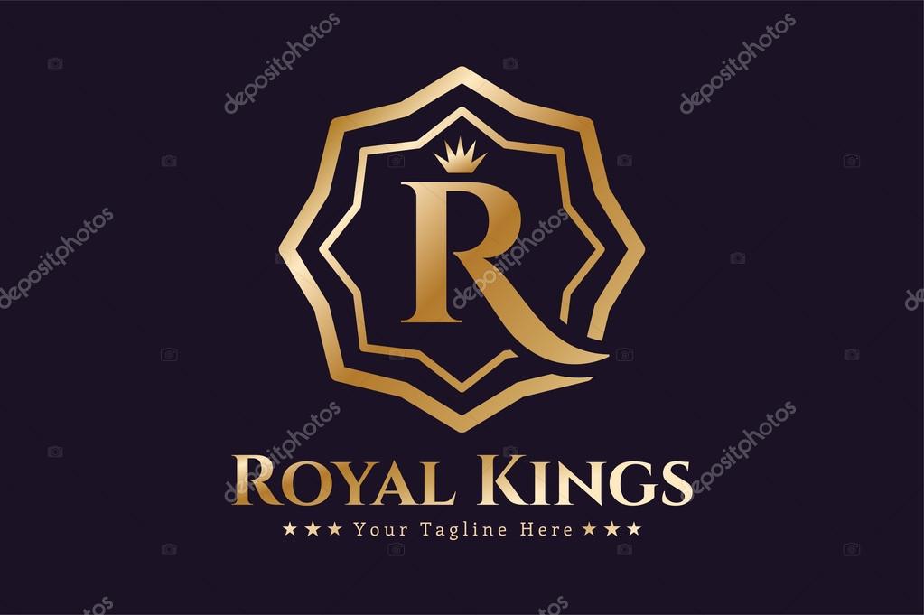 Royal logo vector template. Hotel logo. Kings symbol. Royal crests monogram. Kings Top hotel. Letter R logo. Royal hotel, Premium R brand boutique, Fashion R logo, Lawyer logo. Crown. vintage modern