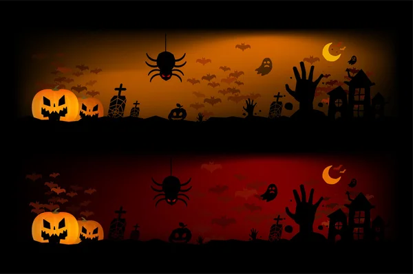 Fond vectoriel Halloween — Image vectorielle