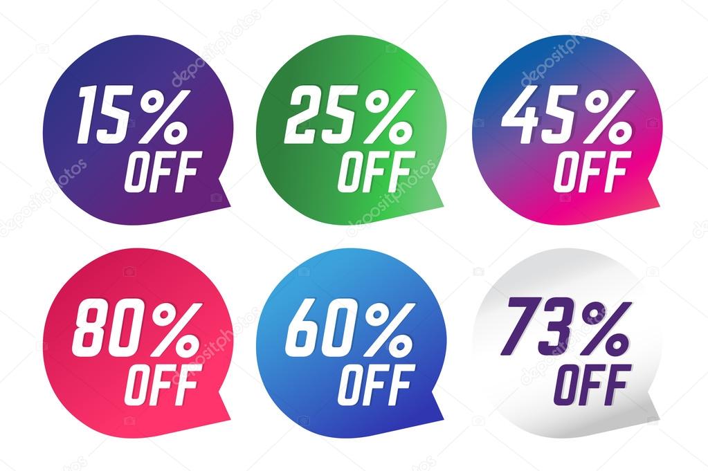 Sale, Off vector tags