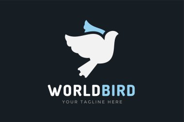 Dove vector logo icon